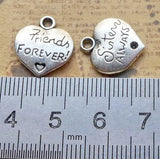 15 Pieces 15.7x14mm Antique Silver Color LOVE Charms Friendship for DIY Necklace Jewelry Making