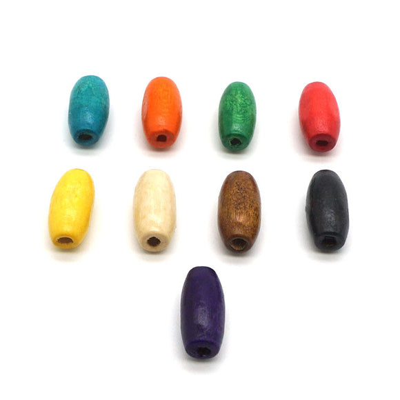 Rice Beads Oval Rice Shaped Macaron Color Maple Beads