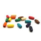 Rice Beads Oval Rice Shaped Macaron Color Maple Beads