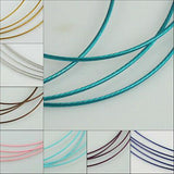 Pick  Multi-colors stainless steel wire 1mm for Necklace making DIY