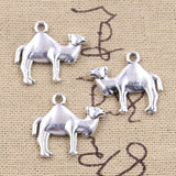 15pcs Charms Desert Camel 19x23mm Antique Silver Color Pendants DIY Crafts Making Findings Handmade Tibetan Jewelry
