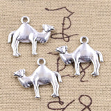 15pcs Charms Desert Camel 19x23mm Antique Silver Color Pendants DIY Crafts Making Findings Handmade Tibetan Jewelry