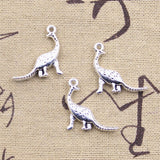 15pcs Charms Dinosaur Plesiosaur 21x25mm Antique Silver Color Pendants DIY Crafts Making Findings Handmade Tibetan Jewelry