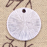 15pcs Charms Keep Calm And Off With Their Heads 20x20mm Antique Silver Color Pendants DIY Crafts Making Findings Tibetan Jewelry