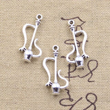 15pcs Charms Kettle 27x15mm Antique Silver Color Pendants DIY Crafts Making Findings Handmade Tibetan Jewelry