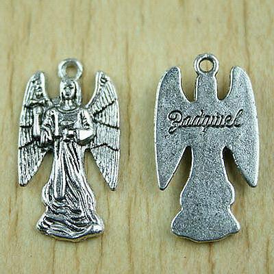 10pcs Tibetan silver archangel zadquiel charms h1396