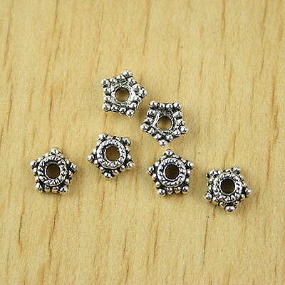 90pcs Tibetan silver studded star spacer beads h2482