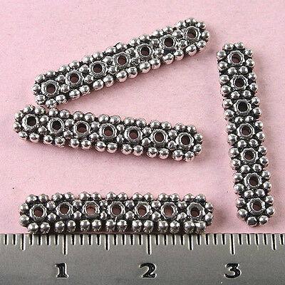 20pcs Tibetan silver color  7 in 1 bar 23mm long charms findings h1530