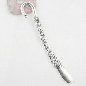 Tibetan Silver 2sided mermaid  bookmark 2pcs EF0050