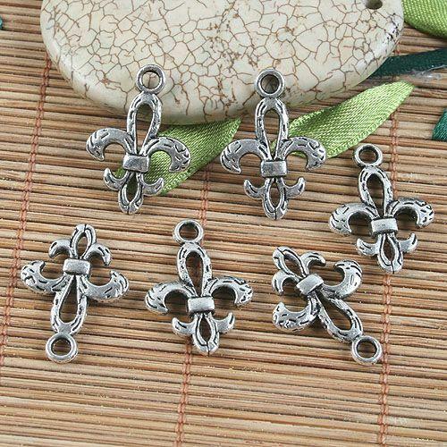 10pcs tibetan  silver color sign pendant charm G1126