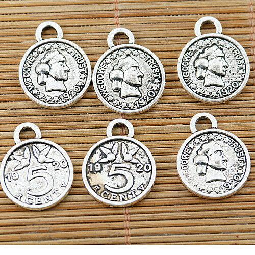 10pcs Tibetan silver wgoowe trust charms EF1394