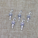 20 Pieces 8*27mm Newest Style Alloy Antique Silver Color Umbrella Charms Pendant Accessory For DIY Jewelry Making