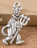 20 Pieces/Lot 15mm*25mm Antique Silver Plated Metal Religious Monster Charms For DIY Jewelry Making EF3927