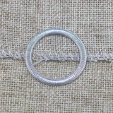 20 Pieces/Lot 36*36mm Antique Silver Plated Alloy Letter circular ring Charms Pendant For Diy Jewelry Making