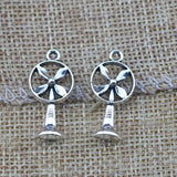 20 Pieces20*12mm Mixed Alloy Antique Silver Color Electric Fan Charms Keychain Bracelet Pendant Accessory For DIY Jewelry Making EF4635