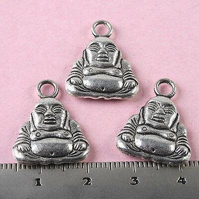 Tibetan Silver Buddha Finding 10 Pcs H0046