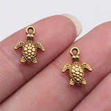 20pcs 10x13mm Charms Sea Turtle DIY Jewelry Findings 3 Colors Sea Turtle Charms