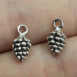 20pcs 12x7x7mm Charm 3D Pine Cone 4 Colors Charms Pendant For Jewelry Making DIY For Bracelet Necklace