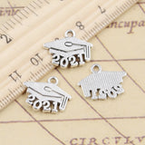 20pcs Charms 2020 2021 2022 Graduation Cap Diploma 14x17mm Tibetan Silver Color Pendants Antique  Making DIY Handmade Jewelr