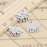 20pcs Charms 2020 2021 2022 Graduation Cap Diploma 14x17mm Tibetan Silver Color Pendants Antique  Making DIY Handmade Jewelr