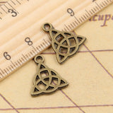 20pcs Charms Amult 16x14mm Tibetan Bronze Silver Color Pendants Antique Jewelry Making DIY Handmade Craft