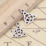 20pcs Charms Amult 16x14mm Tibetan Bronze Silver Color Pendants Antique Jewelry Making DIY Handmade Craft