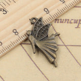 20pcs Charms Angel Fly 29x16mm Tibetan Bronze Silver Color Pendants Antique Findings Jewelry Making DIY Handmade Craft