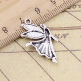 20pcs Charms Angel Fly 29x16mm Tibetan Bronze Silver Color Pendants Antique Findings Jewelry Making DIY Handmade Craft