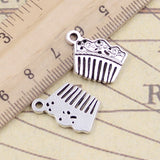 20pcs Charms Barber Comb 15x19mm Tibetan Bronze Silver Color Pendants Antique Jewelry Making DIY Handmade Craft Pendant ef4373