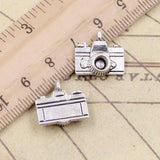 20pcs Charms Camera 15x14mm Tibetan Bronze Silver Color Pendants Antique Jewelry Making DIY Handmade Craft