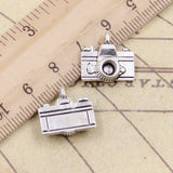 20pcs Charms Camera 15x14mm Tibetan Bronze Silver Color Pendants Antique Jewelry Making DIY Handmade Craft