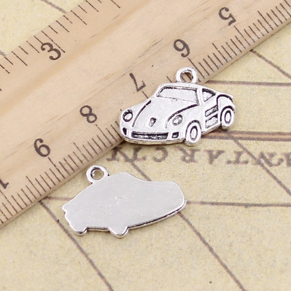 20pcs Charms Car 21x14mm Tibetan Bronze Silver Color Pendants Antique Jewelry Making DIY Handmade Craft EF4649