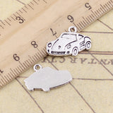 20pcs Charms Car 21x14mm Tibetan Bronze Silver Color Pendants Antique Jewelry Making DIY Handmade Craft EF4649