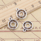 20pcs Charms Clock Pocket Watch 16x13mm Tibetan Silver Color Pendants Antique Jewelry Making DIY Handmade Craft
