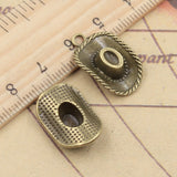 20pcs Charms Cowboy Hat 23x13mm Tibetan Silver Color Pendants Antique Jewelry Making DIY Handmade Craft Bronze Pendant