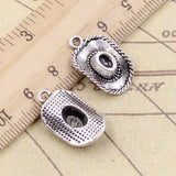 20pcs Charms Cowboy Hat 23x13mm Tibetan Silver Color Pendants Antique Jewelry Making DIY Handmade Craft Bronze Pendant