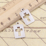 20pcs Charms Cross Cut Tibetan Bronze Silver Color Pendants Antique Jewelry Making DIY Handmade Craft