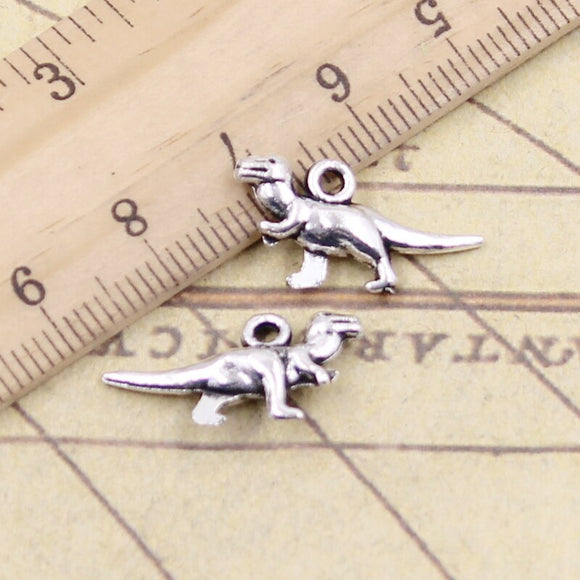 20pcs Charms Dinosaur t-rex 20x12mm Tibetan Silver Color Pendants Antique Jewelry Making DIY Handmade Craft EF3695