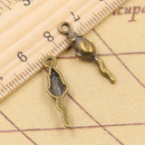 20pcs Charms Lovely Mouse 24x6mm Tibetan Bronze Silver Color Pendants Antique Jewelry Making DIY Handmade Craft