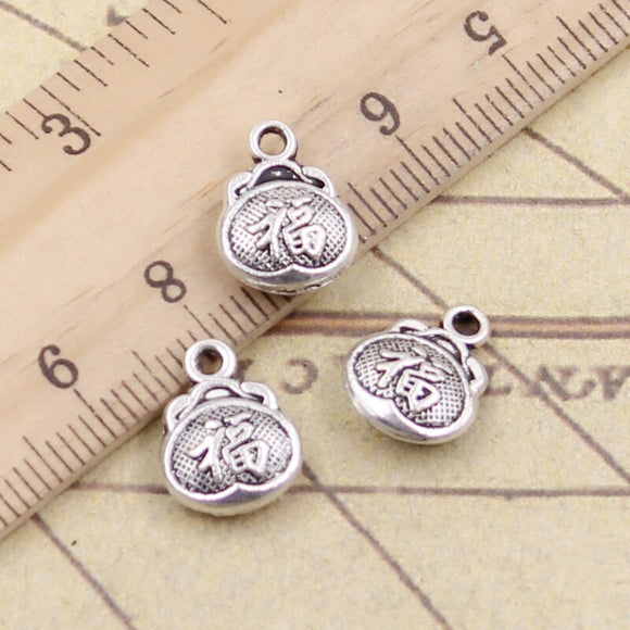 20pcs Charms Lucky Bag Sachet 13x10mm Tibetan Silver Color Pendants Antique Jewelry Making DIY Handmade Craft
