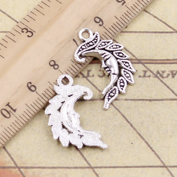 20pcs Charms Moon Dagoba 27x17mm Tibetan Silver Color DIY Retro Jewelry Bracelet Necklace Antique Bronze Silver Color Pendant h3042