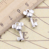 20pcs Charms Mouse Most Key 19x12mm Tibetan Bronze Silver Color Pendants Antique Jewelry Making DIY Handmade Craft