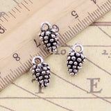 20pcs Charms Pine Cone 12x7x7mm Tibetan Bronze Silver Color Pendants Antique Jewelry Making DIY Handmade Craft Pendant