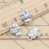 20pcs Charms Rabbit Holding Carrot 15x11mm Tibetan Silver Color Pendants Antique Jewelry Making DIY Handmade Craft