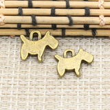 20pcs Charms Scotty Dog 15x12mm Tibetan Silver Color Pendants Antique Jewelry Making DIY Handmade Craft