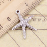 20pcs Charms Starfish 26x22mm Tibetan Silver Color Pendants Antique Jewelry Making DIY Handmade Craft