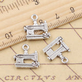 20pcs Charms Tailor Sewing Machine 15x14mm Tibetan Silver Color Pendants Antique Jewelry Making DIY Handmade Craft ef2715