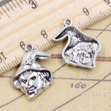 20pcs Charms halloween witch magic star hat 23x17mm Tibetan Silver Color Pendants Antique Jewelry Making DIY Handmade Craft