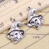 20pcs Charms halloween witch magic star hat 23x17mm Tibetan Silver Color Pendants Antique Jewelry Making DIY Handmade Craft
