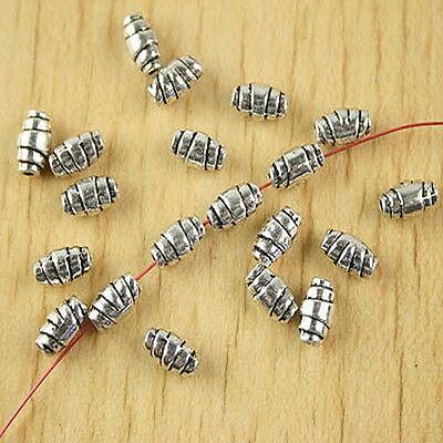 30pcs Tibetan silver oval spacer beads h2779